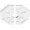 Ekena Millwork Logan Architectural Grde PVC Contemporary Ceiling Medallion, Two Piece, 16"OD x 3"ID x 5 1/2"C x 1"P CMP16LG2-03000 - alternate 3